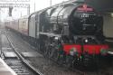 Class 7P # 46100 "Royal Scot" At Carnforth 22/12/2015.