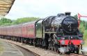 Black V # 45231 "The Sherwood Forester" @ Hellifield.