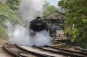 Standard Class 2-6-4T # 80002 @ Haworth 27/05/2013.