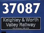 DRS # 37087 Name Plate @ York.