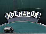 Name plate of Jubilee # 45593 Kolhapur.