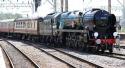 # 35028 "Clan Line" @ Crewe Today 30/06/2015.