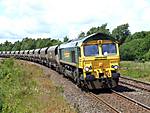 Freightliner # 66561 @ Hellifield 20/06/2008.