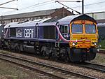 GBRf # 66725 Sunderland @ Doncaster 09/07/2008.