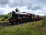 Jubilee # 5690 Leander @ Hellifield 17/08/2008.