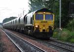 Freightliner # 66518 @ Bolton-le-Sands 21/07/2009.