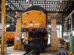 Class 37 # 37603 minus bogies 11/07/2009.