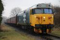 # 50015 "Valiant" @ Irwell Vale ELR 17/02/2018.