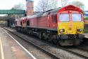 # 66197+66124 @ Leyland 11/04/2023