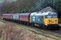 Class 50 # 50015 "Valiant" @ Irwell Vale 05/02/2017.