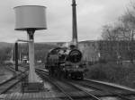 Standard 4MT tank # 80098 @ Rawtenstall station 11/04/2009.