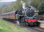 Standard 4MT # 76079 @ Irwell Vale station 10/04/2009.