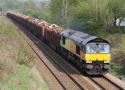 Colas Rail # 66845 @ Pleasington 19/04/2011.