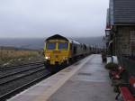 Freightliner # 66547 @ Ribblehead Station 26/02/2009.