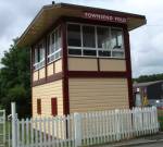 Townsend Fold signal box on the ELR 04/07/2009.